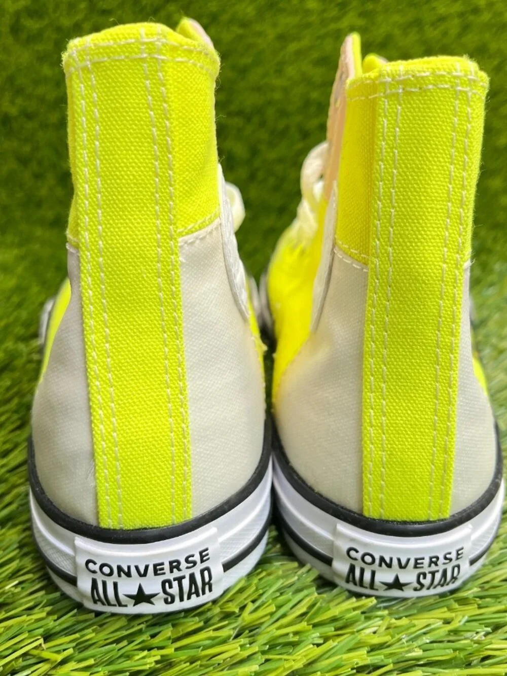 Converse Chuck Taylor All Star Boys Size 3Y Yellow White Athletic Shoes Sneakers